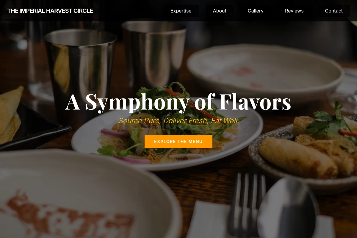 Exotic Asian Fusion Food