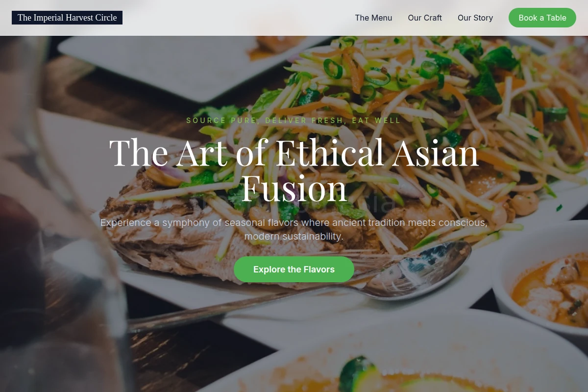 Ethical Asian Fusion Food