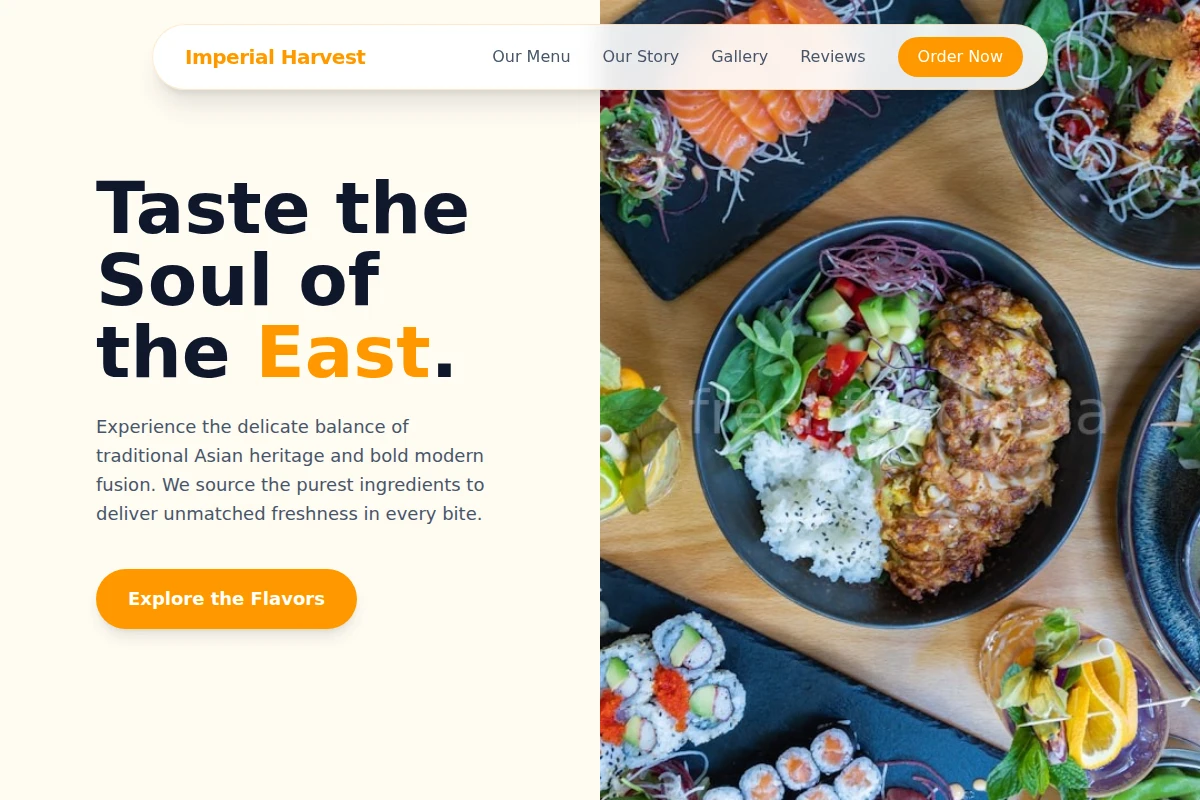 Market Asian Fusion Food