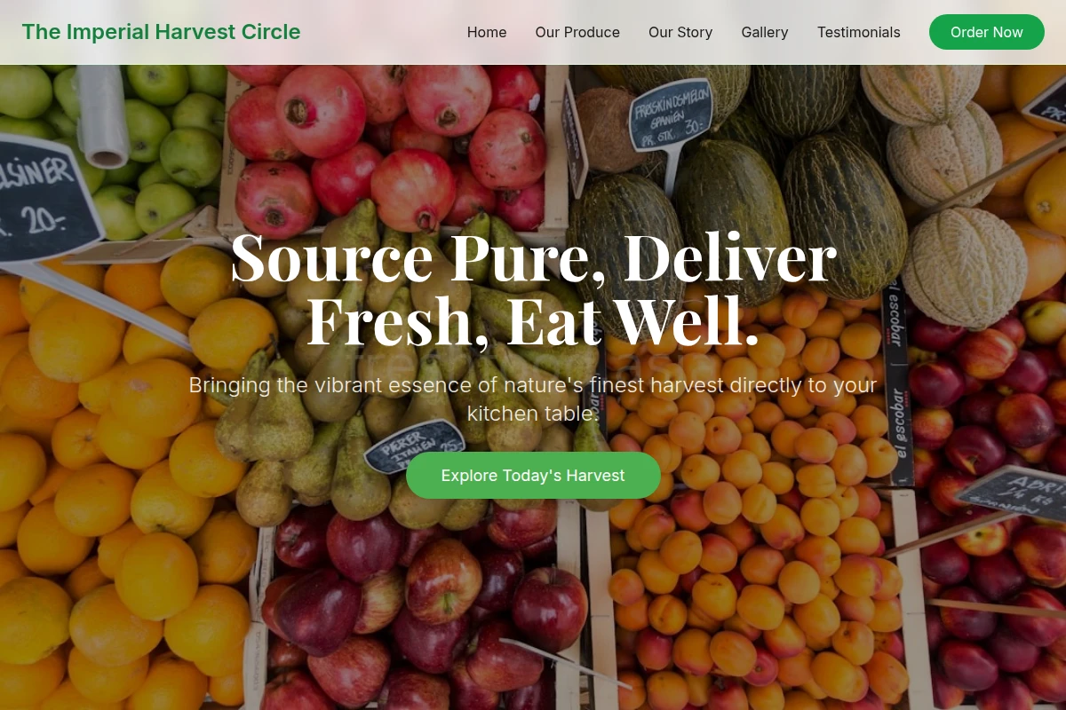 Vibrant Fresh Produce