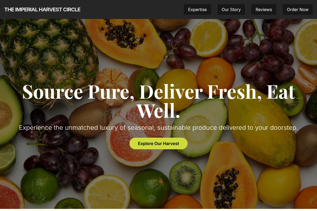 Sustainable Fresh Produce