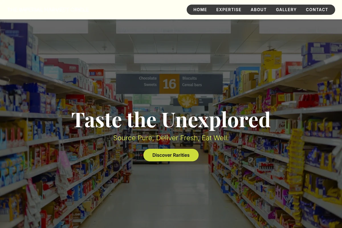 Exotic Grocery Store
