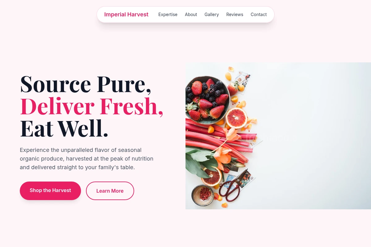Regional Organic Food